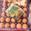 Tapa con 30 huevos orgánicos