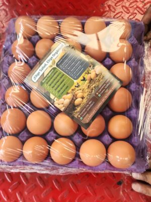 Tapa con 30 huevos orgánicos